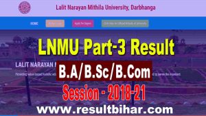 Lnmu part 3 result 2021