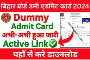 Bihar board 12th dummy admit card 2023 | बिहार बोर्ड इंटर डमी एडमिट कार्ड डाउनलोड 2023