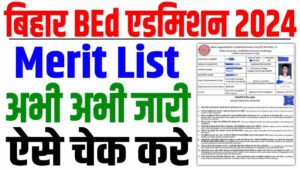 Bihar bed merit list 2024 | बिहार b. Ed 1st मेरिट लिस्ट जारी, मोबाइल से चेक करे : very useful