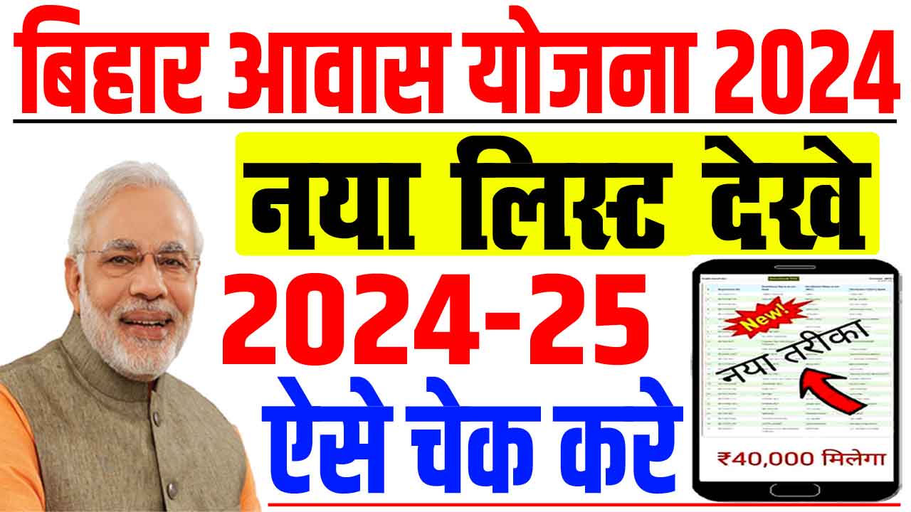 Pm Awas Yojana New List 2024